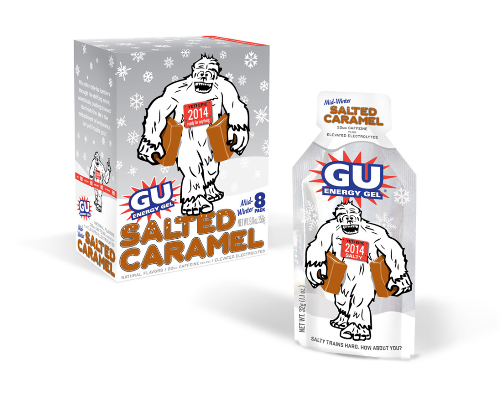 Bring out Salty the Caramel Yeti to pitch this new flavor as a winter holiday edition. Early tests proved so popular that Salty showed up six months early and sales took off immediately. 